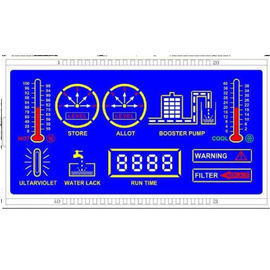 Segmento LCD dell'esposizione 7 della cifra HTN di elettricità statica 6 per l'esposizione dell'erogatore del combustibile
